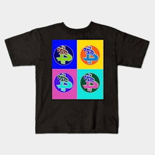 bitcoin pop art 23 Kids T-Shirt